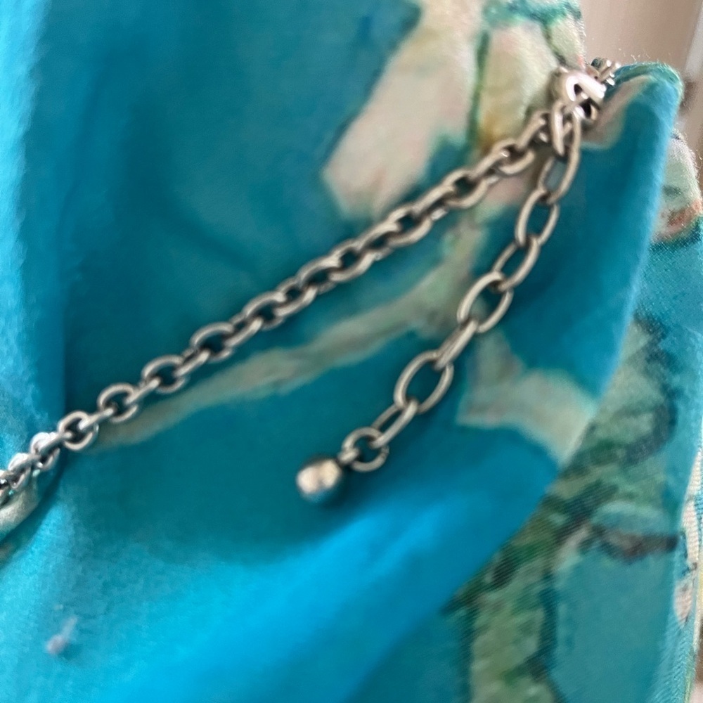 Banana Republic Collar Necklace Clear, Citrine, Black & Gray Glass Stones - Picture 2 of 2